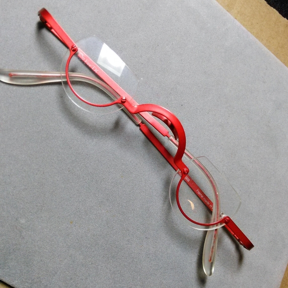 Antique Half Moon Reading Glasses - Picture 1 of 6
